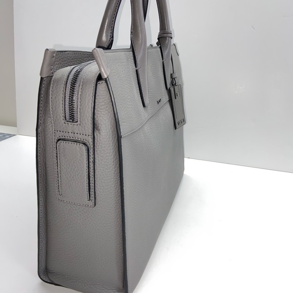 Tumi Grey Leather Briefcase. In excellent condition. - Picture 7 of 14